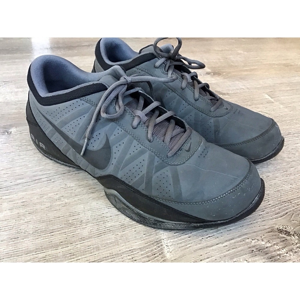 Nike Air Ring Leader Low Shoes Mens 11.5 Gray Black Athletic OG 2013 #489102-002